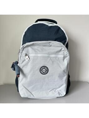 Kipling Seoul Up 17" Laptop Extra Large Backpack in Blue Mosaic NWT